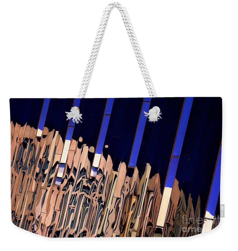 Cleveland Weekender Tote Bag featuring the photograph Along Euclid, Cleveland by Merle Grenz
