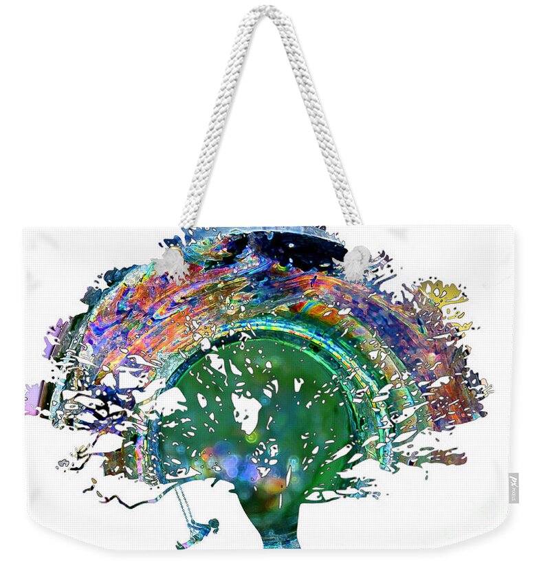 Girl On A Swing Weekender Tote Bag featuring the photograph Always young by Elaine Berger