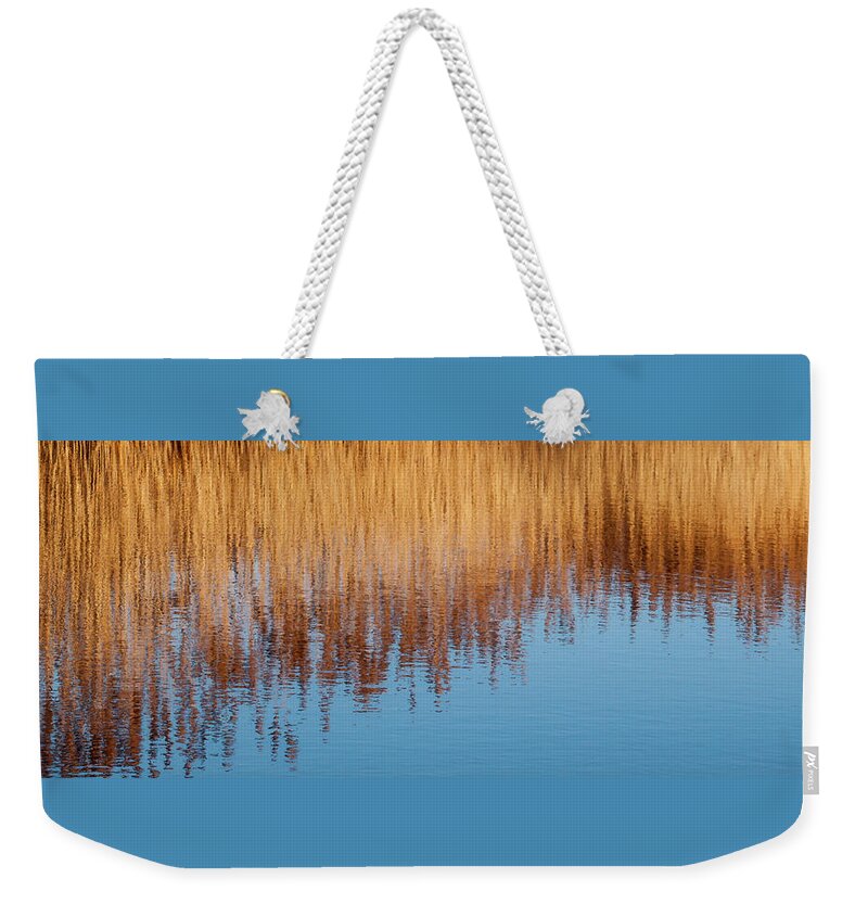Amber Rush Weekender Tote Bag featuring the photograph Amber Rush - by Julie Weber