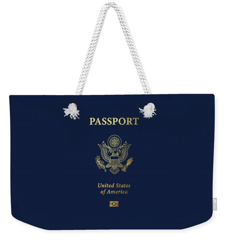 “passports” Collection Serge Averbukh Weekender Tote Bag featuring the digital art American Passport Cover by Serge Averbukh