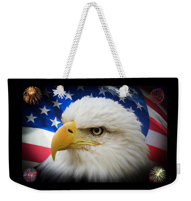 4th Of July Weekender Tote Bag featuring the photograph American Pride by Shane Bechler