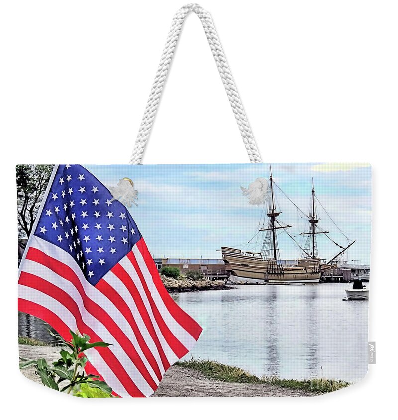 Janice Drew Weekender Tote Bag featuring the photograph Americas Hometown 2016 by Janice Drew