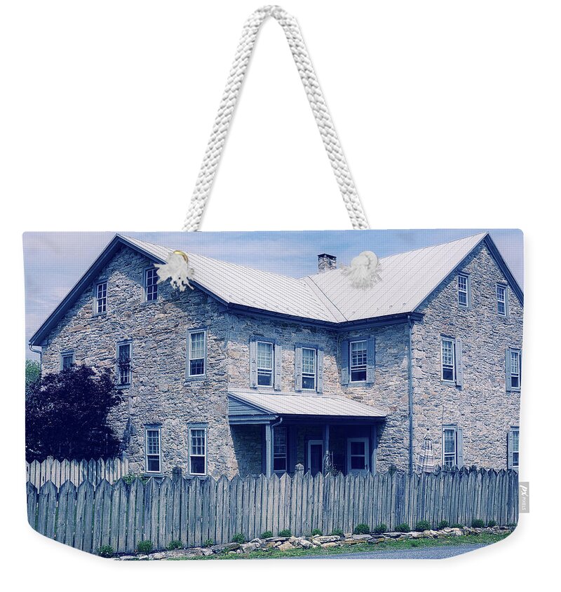 Amish Home Weekender Tote Bag featuring the photograph Amish Home by Angie Tirado