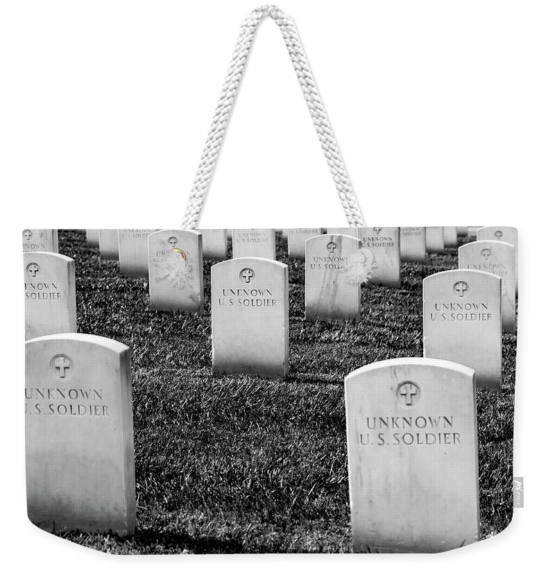War Weekender Tote Bag featuring the photograph Among the Unknown by Holly Ross
