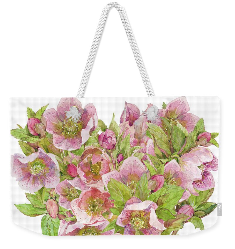 Valentine Weekender Tote Bag featuring the mixed media Amore by Colleen Taylor