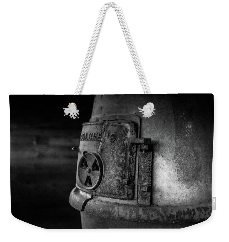 Stove Weekender Tote Bag featuring the photograph An Antique Stove by Doug Camara