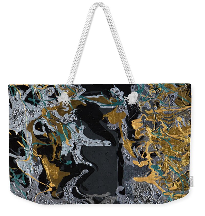 Evening Weekender Tote Bag featuring the painting An Evening In The Orient by Donna Blackhall