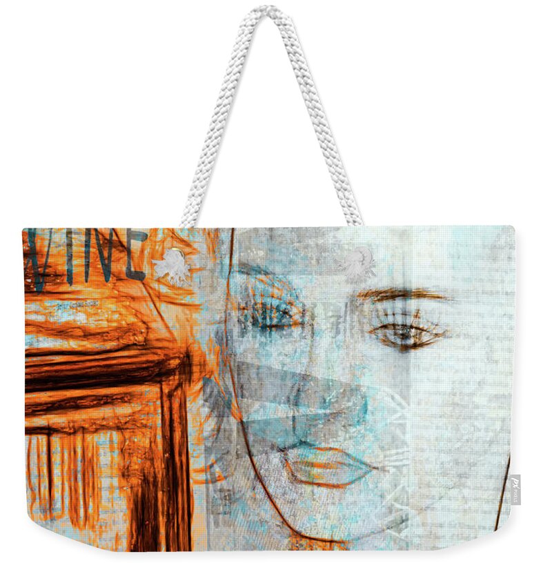 Venice Weekender Tote Bag featuring the photograph An unknown woman at Venice by Gabi Hampe
