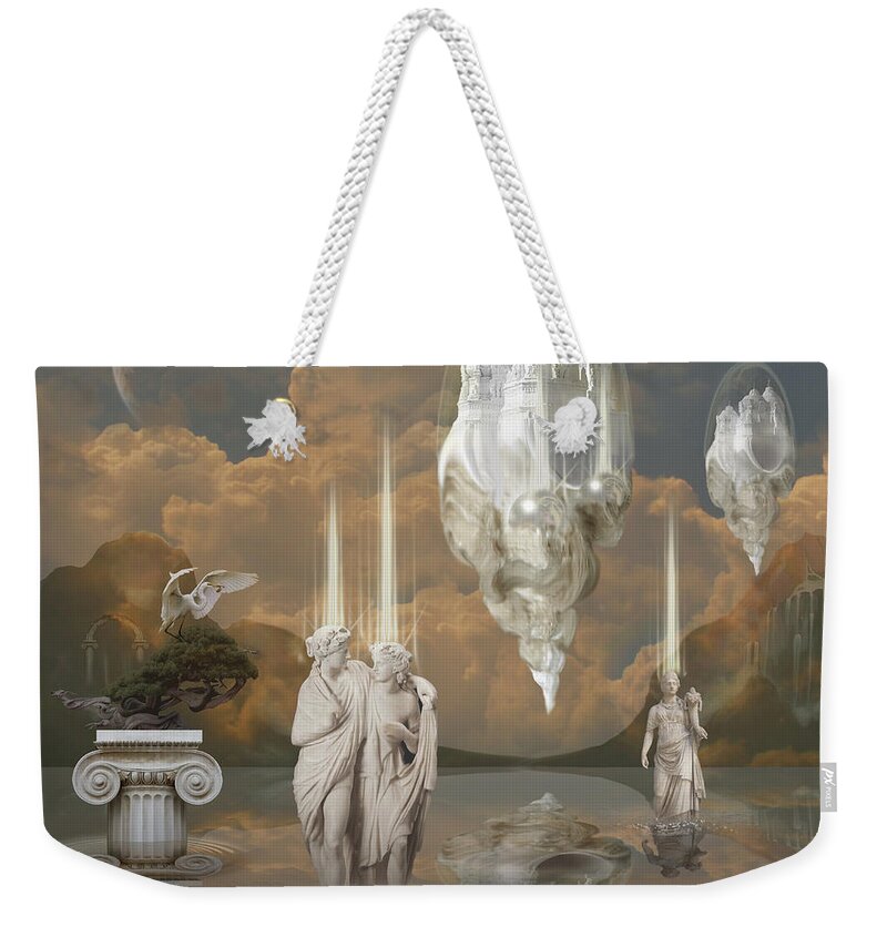 Ancient Civilizations Weekender Tote Bag featuring the digital art Ancient Civilization by Alexa Szlavics