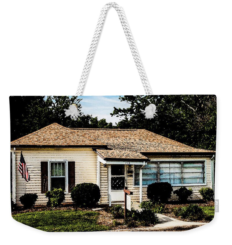 Andy Weekender Tote Bag featuring the photograph Andy's House by Randy Sylvia