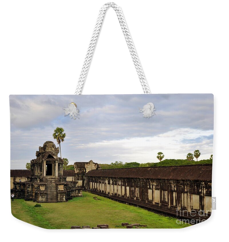 Angkor Wat Weekender Tote Bag featuring the photograph Angkor Wat 9 by Andrew Dinh