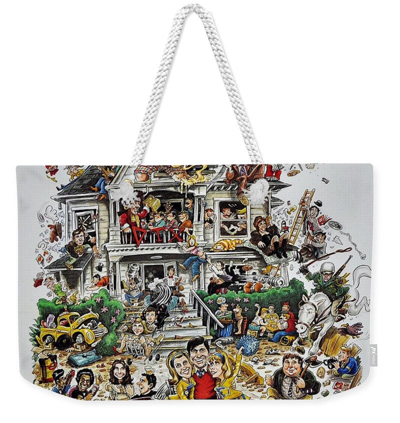 Animal House Weekender Tote Bag featuring the photograph Animal House by Movie Poster Prints