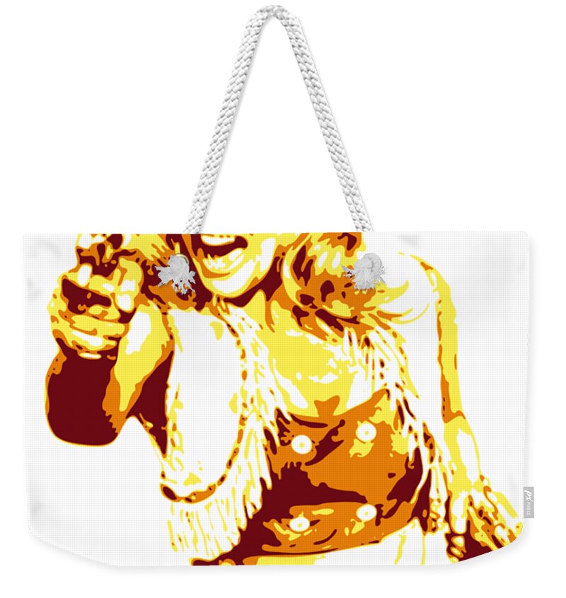 Ann Margret Weekender Tote Bag featuring the digital art Ann Margret by DB Artist