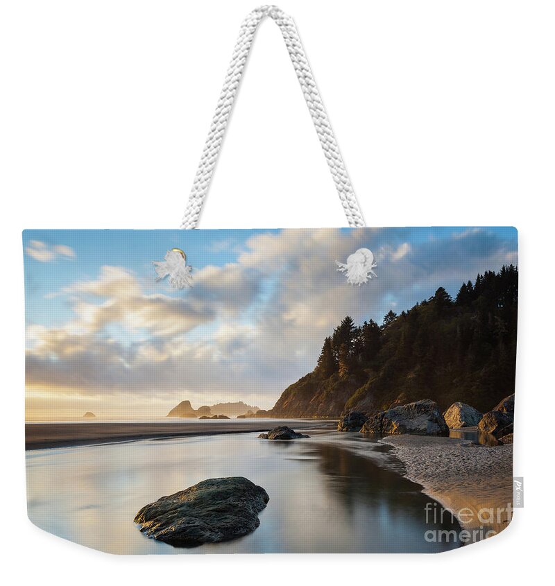 Sunset Weekender Tote Bag featuring the photograph Another Moonstone Sunset by Mark Alder