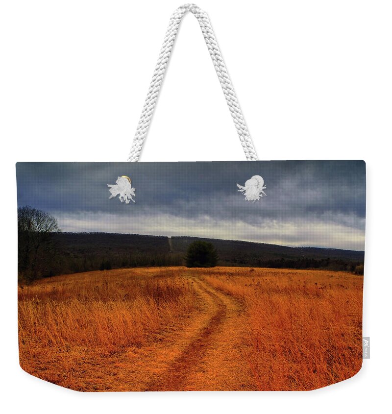 Appalachian Trail Heading North In Pa Section 7 Weekender Tote Bag featuring the photograph Appalachian Trail Heading North in PA Section 7 by Raymond Salani III