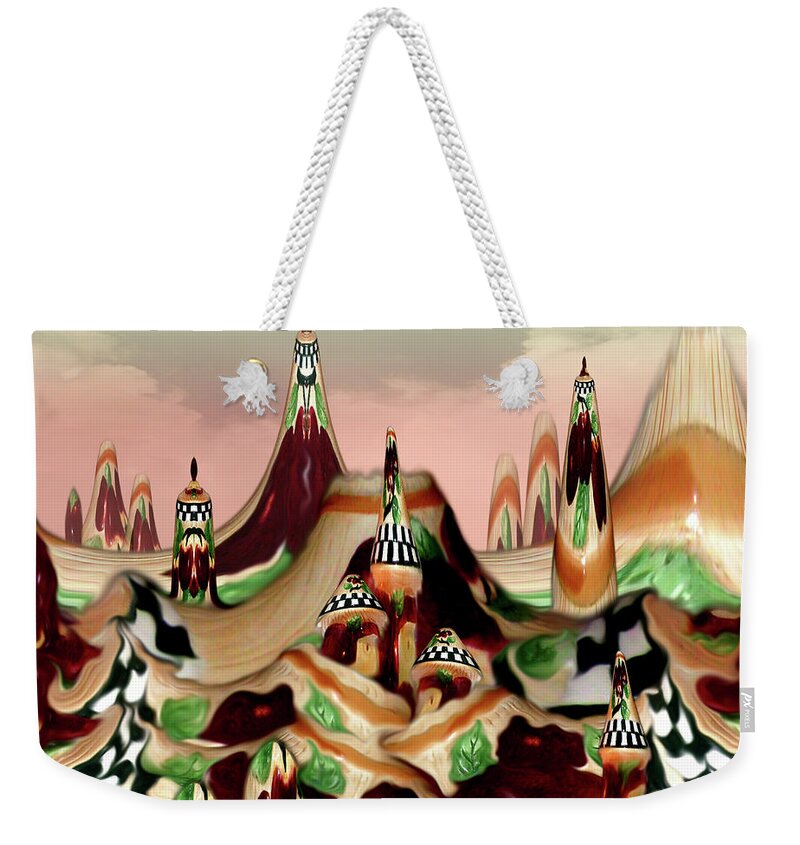 Inspiration Weekender Tote Bag featuring the photograph Apple Land Countryside #184 by Barbara Tristan