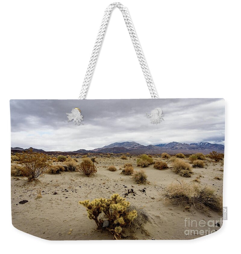 Death Valley Weekender Tote Bag featuring the photograph Approaching Rain by Jeff Hubbard