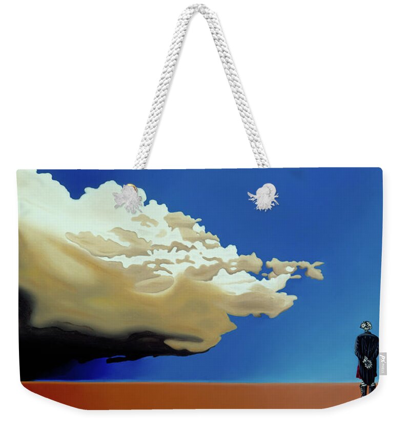  Weekender Tote Bag featuring the painting Approaching Storm by Paxton Mobley