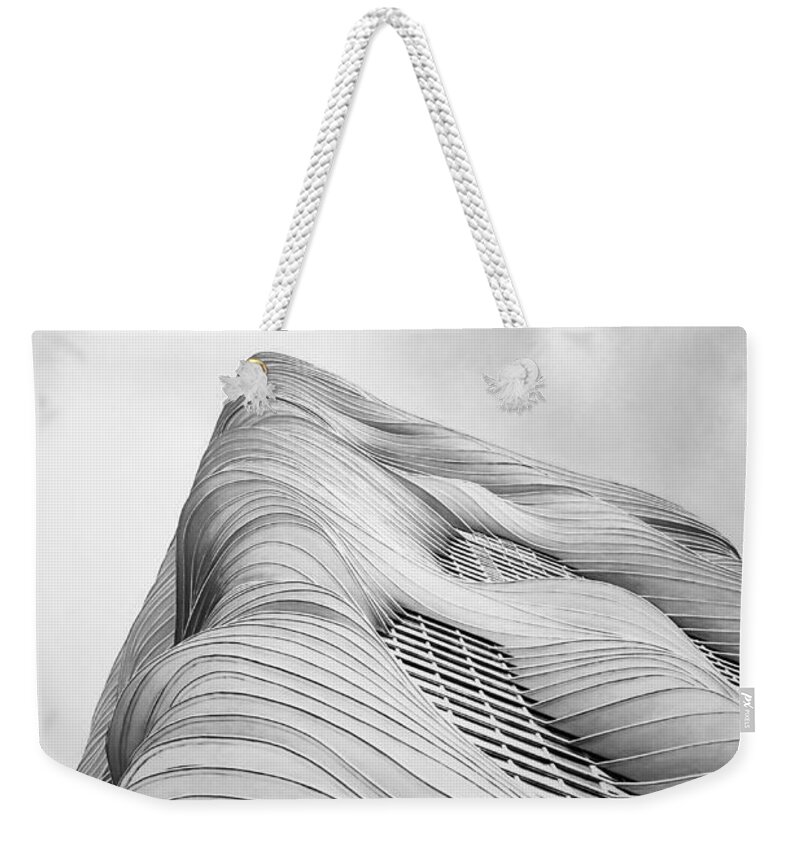 Architecture Weekender Tote Bag featuring the photograph Aqua Tower by Scott Norris
