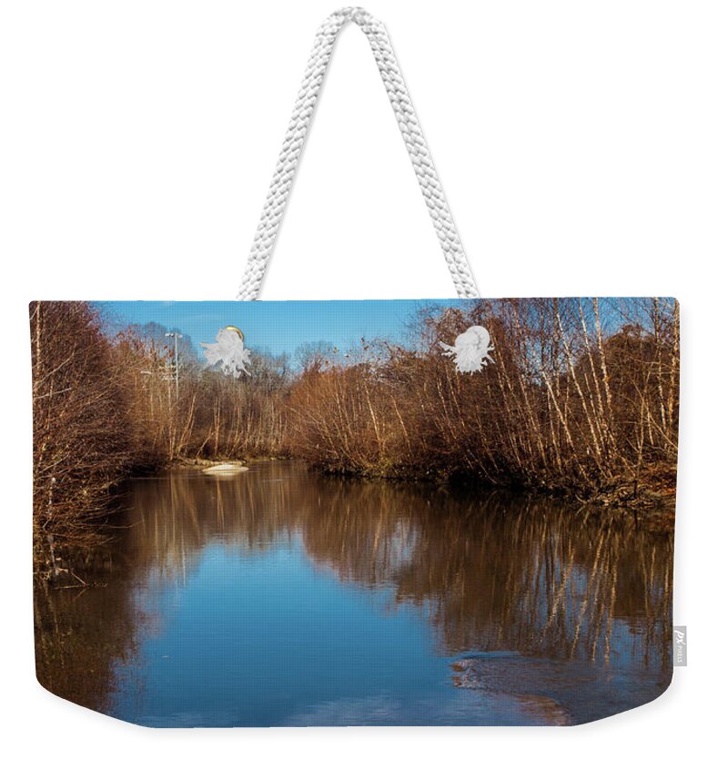 Ararat Weekender Tote Bag featuring the photograph Ararat River by Randy Sylvia