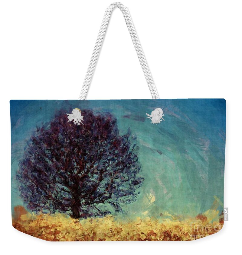 Tree Weekender Tote Bag featuring the digital art Arbrebsens - a2302 by Variance Collections