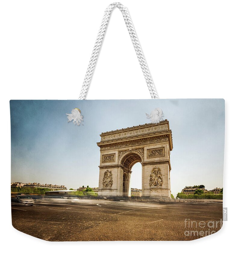 Arc De Triumph Weekender Tote Bag featuring the photograph Arc de Triumph by Hannes Cmarits