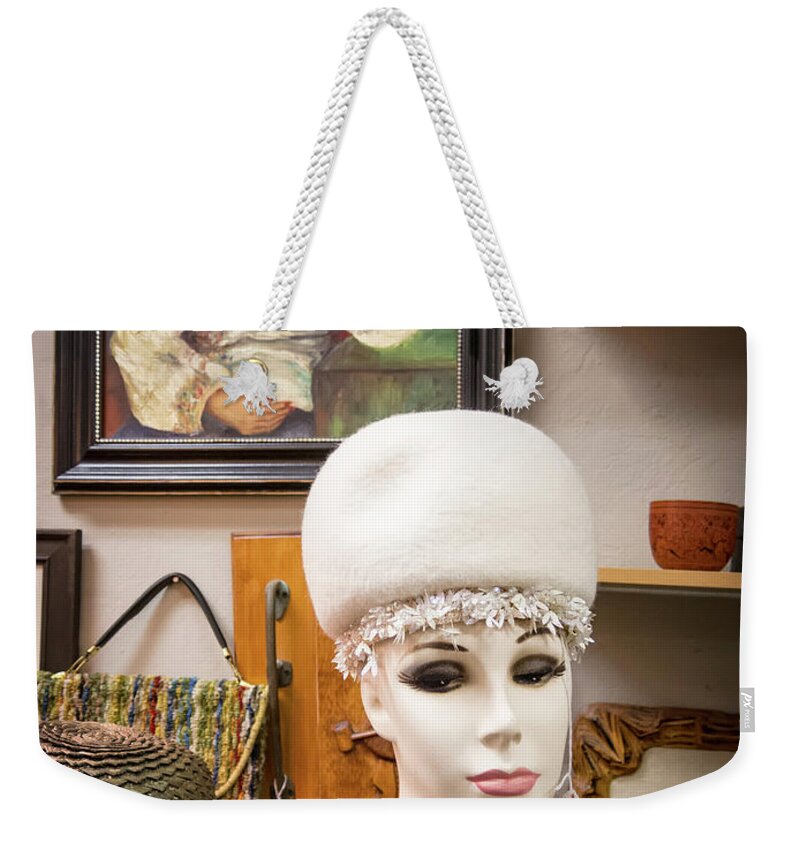Still Life Weekender Tote Bag featuring the photograph Are You Looking at Me by Mary Lee Dereske