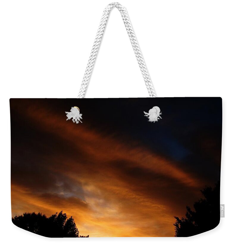 Sunshine Weekender Tote Bag featuring the photograph Aries by Chris Dunn