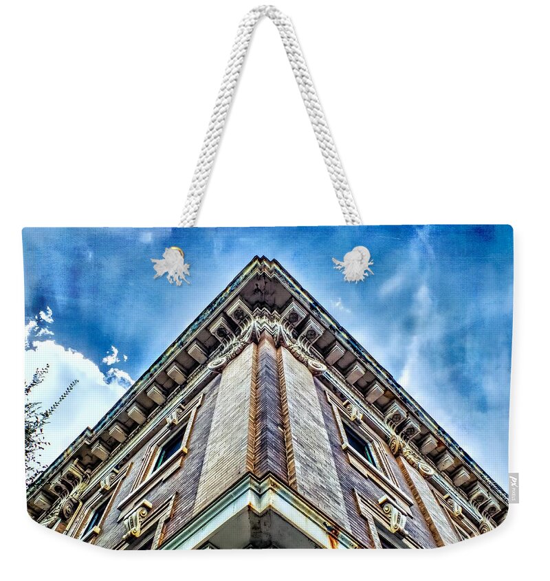 Art Deco Weekender Tote Bag featuring the photograph Art Deco Lexington by Melissa Bittinger