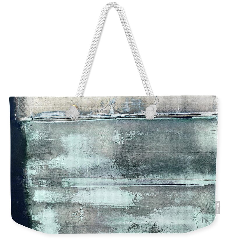 Fine Art Prints Weekender Tote Bag featuring the painting Art Print Abstract 40 by Harry Gruenert