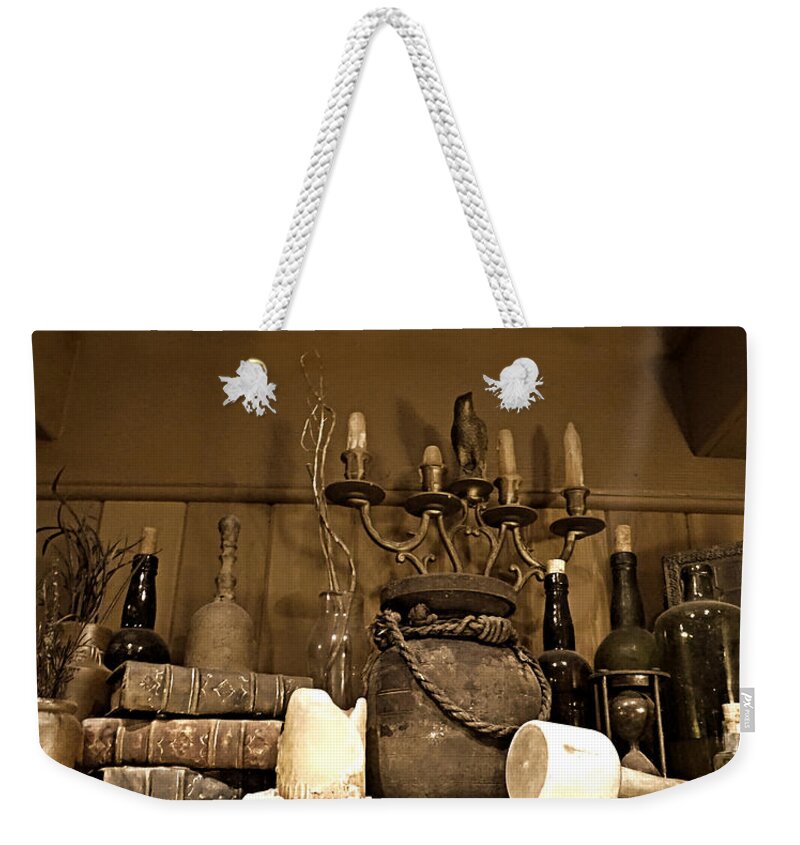 Artifacts Weekender Tote Bag featuring the photograph Artifacts by Dark Whimsy