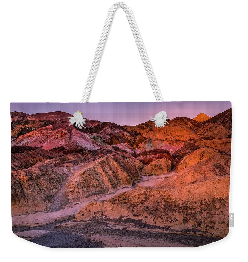 Abstract Weekender Tote Bag featuring the photograph Artist Palette by Peter Lakomy