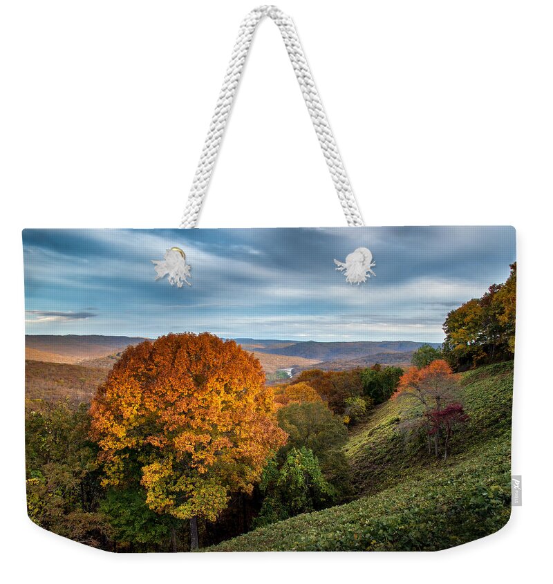 Arkansas Weekender Tote Bag featuring the photograph Artist Point by James Barber