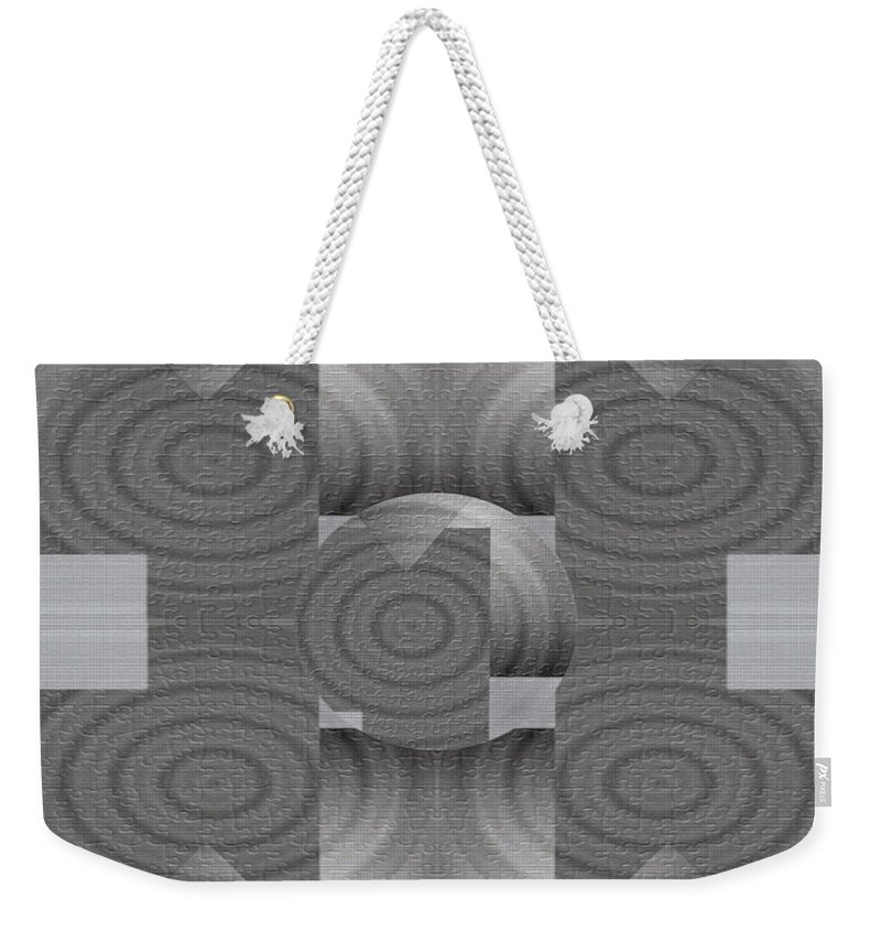 Urban Weekender Tote Bag featuring the digital art 002 Shaping Network by Cheryl Turner
