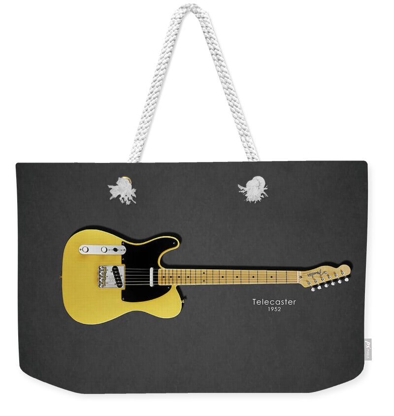 Fender Telecaster Weekender Tote Bag featuring the photograph Fender Telecaster 52 by Mark Rogan