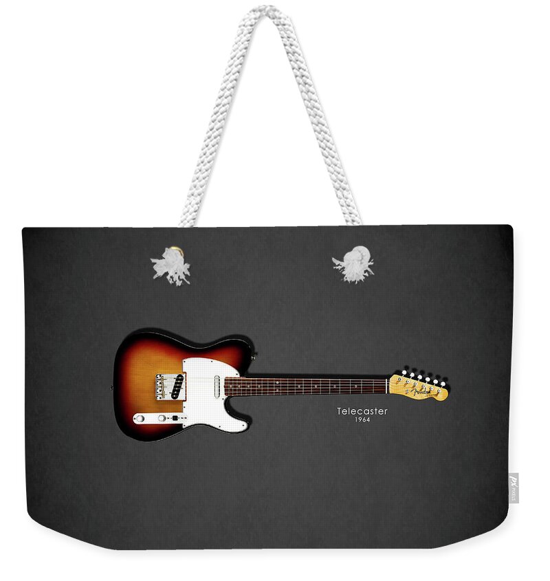 Fender Telecaster Weekender Tote Bag featuring the photograph Fender Telecaster 64 by Mark Rogan
