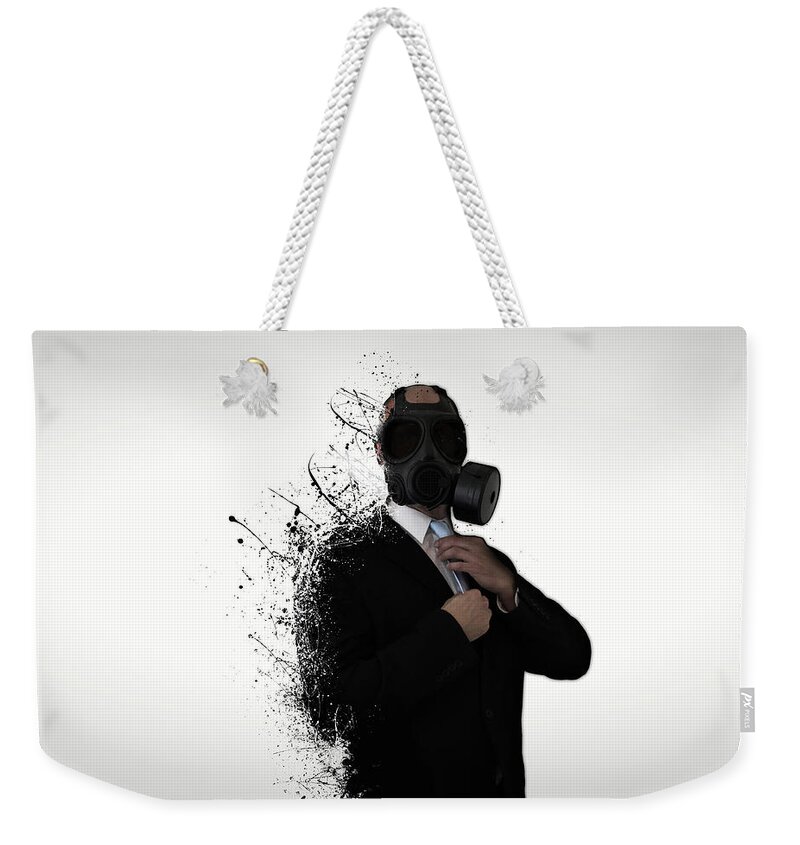 Gas Weekender Tote Bag featuring the photograph Dissolution of man by Nicklas Gustafsson