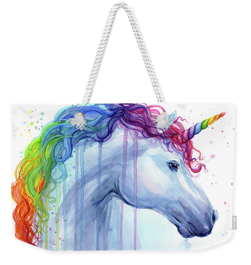 unicorn weekender bag