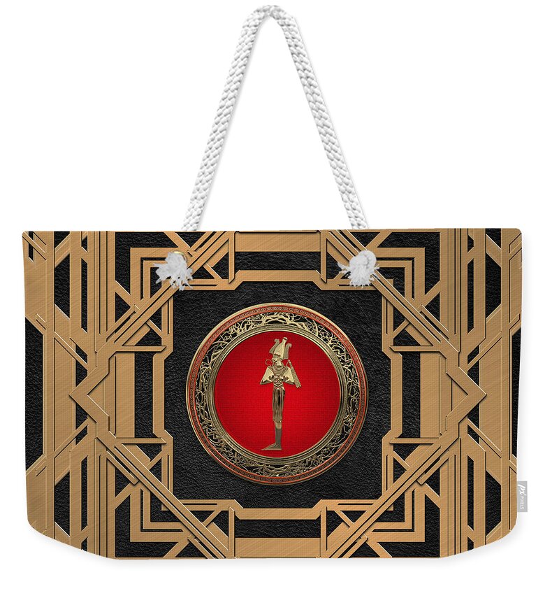 ‘treasures Of Egypt’ Collection By Serge Averbukh Weekender Tote Bag featuring the digital art Gods of Egypt - Osiris by Serge Averbukh