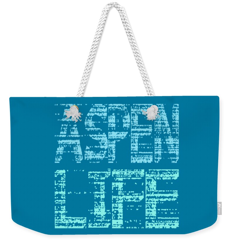 Aspen Life Weekender Tote Bag featuring the digital art Aspen Life by David G Paul