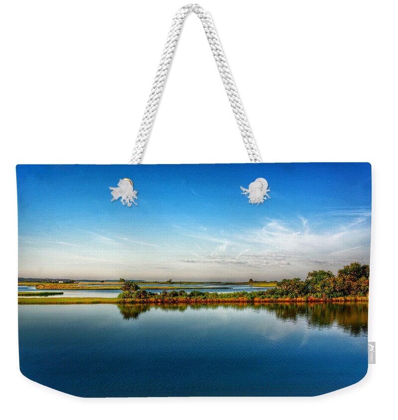Wetlands Weekender Tote Bag featuring the photograph Assateague Summer I by Kathi Isserman