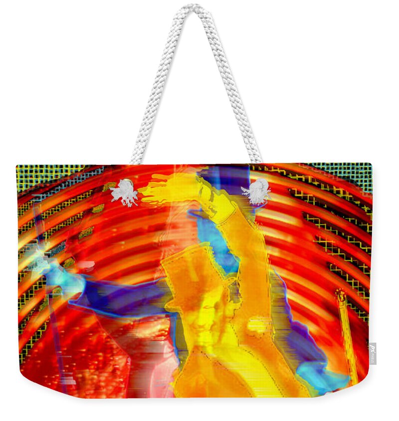 Astaire Way To Heaven Weekender Tote Bag featuring the digital art Astaire Way to Heaven by Seth Weaver