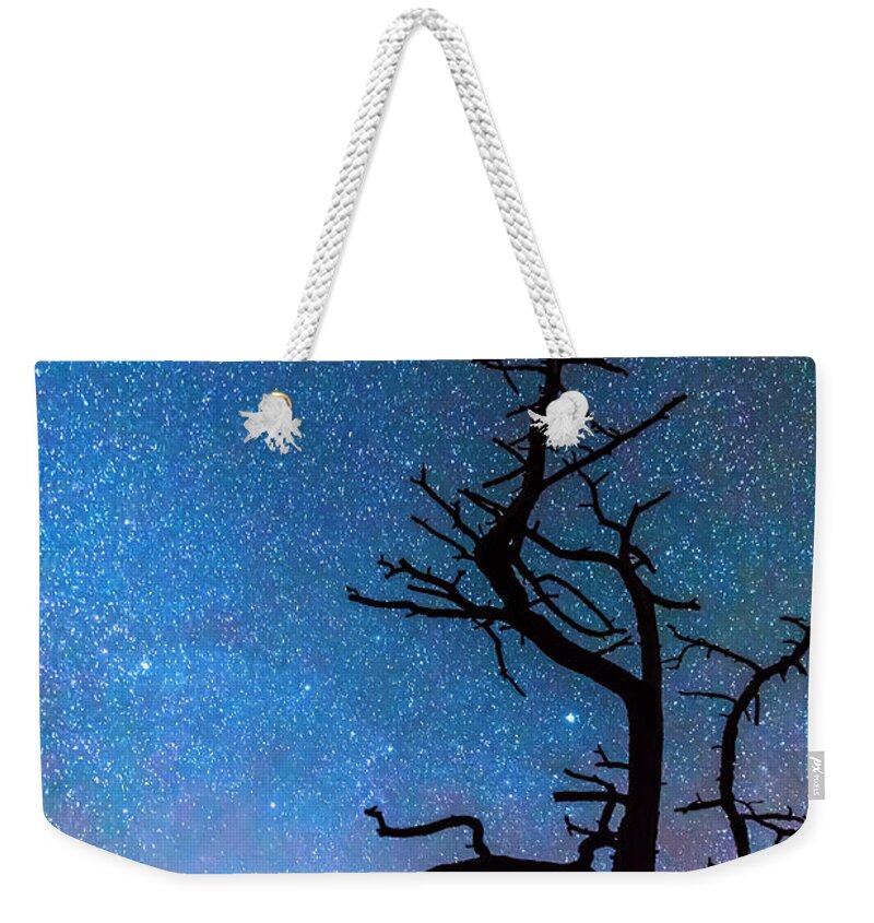 Sky Weekender Tote Bag featuring the photograph Astrophotography Night by James BO Insogna