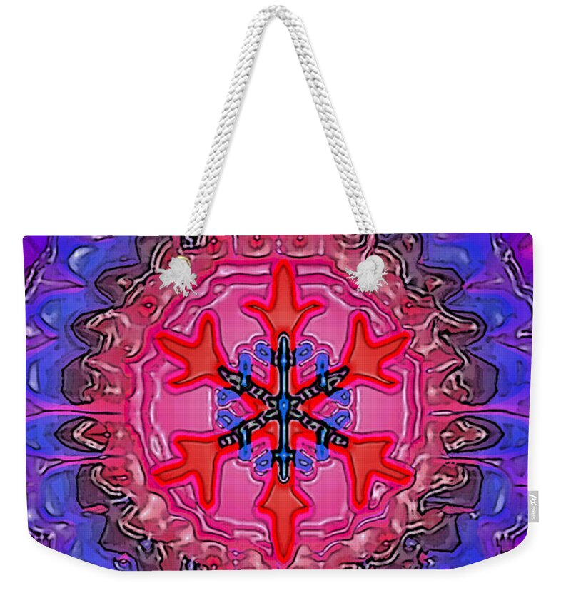 Digital Painting Weekender Tote Bag featuring the painting Atc 002.1 by John Vincent Palozzi