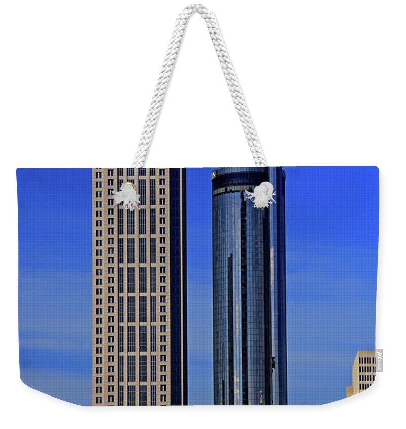 Atlanta Weekender Tote Bag featuring the photograph Atlanta, Georgia - Skycrapers by Richard Krebs