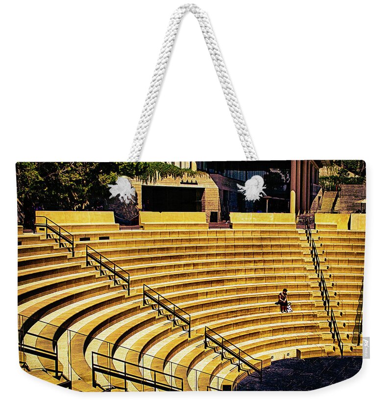 Theater Weekender Tote Bag featuring the photograph Audience of One by Joseph Hollingsworth