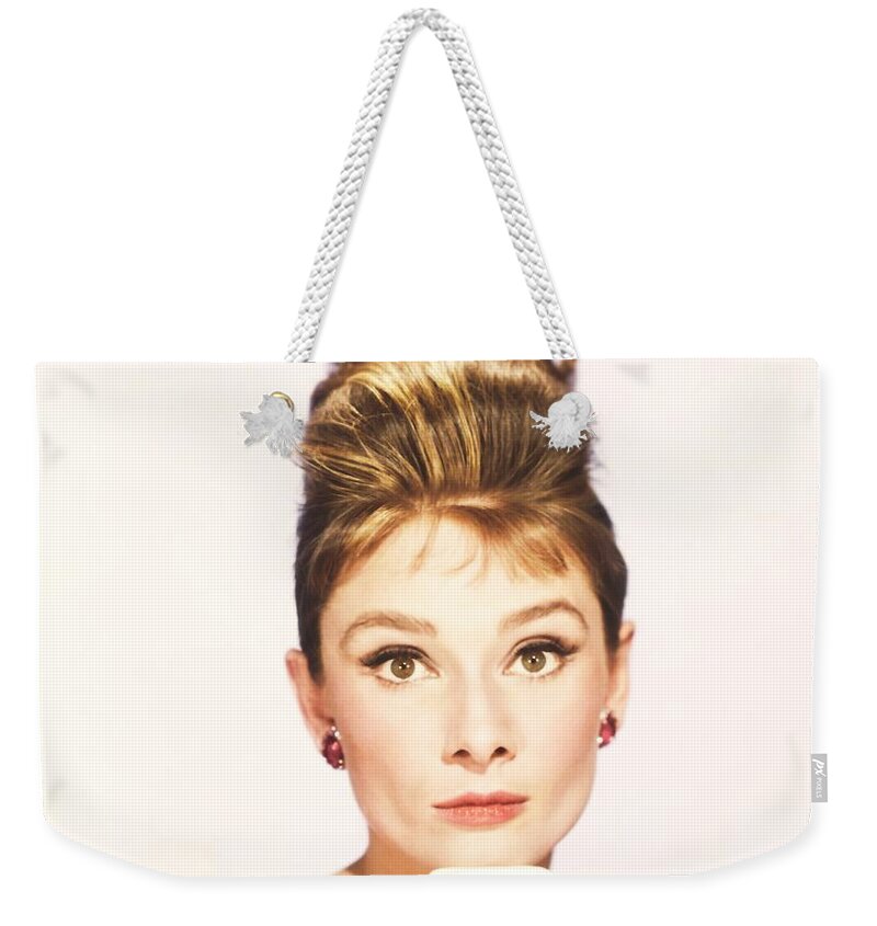 Audrey Hepburn Holly Golightly BREAKFAST AT TIFFANYS Weekender Tote Bag