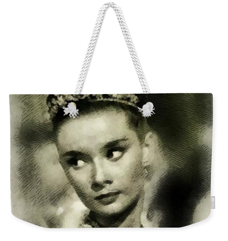 Audrey Hepburn, Actress Tote Bag by Esoterica Art Agency - Pixels