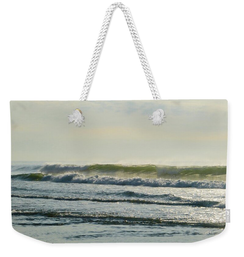 August Weekender Tote Bag featuring the photograph August Morning Light by Ellen Paull