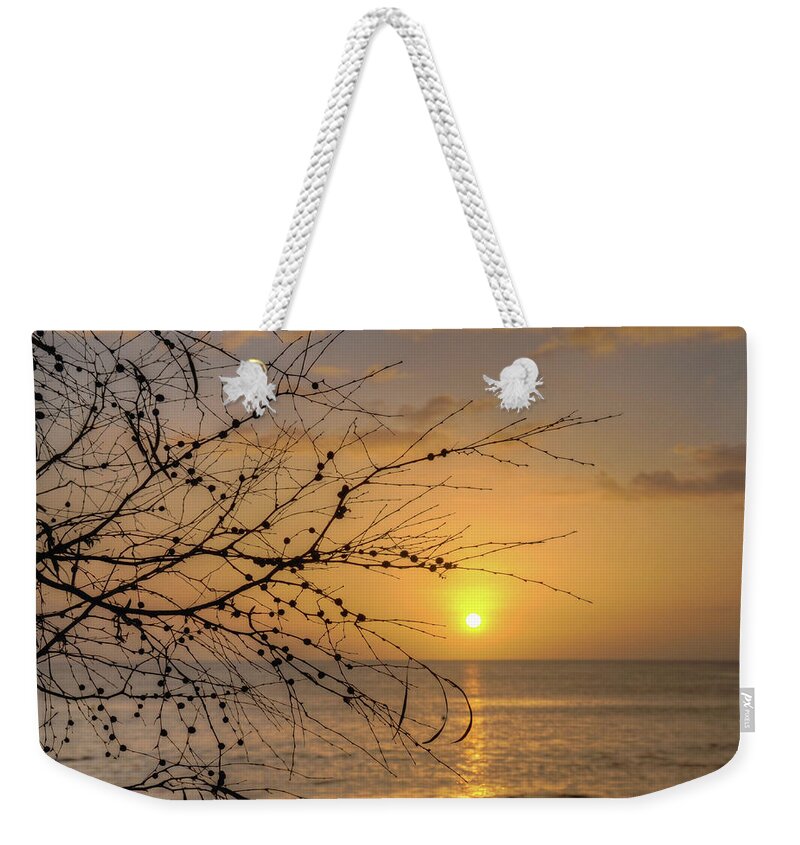 Sunrise Weekender Tote Bag featuring the photograph Australian Sunrise by Geraldine Alexander